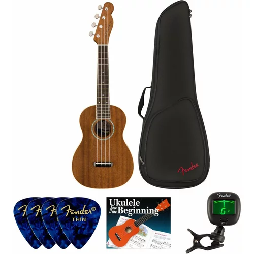 Fender Zuma Concert Ukulele WN Natural SET Koncertne ukulele Natural