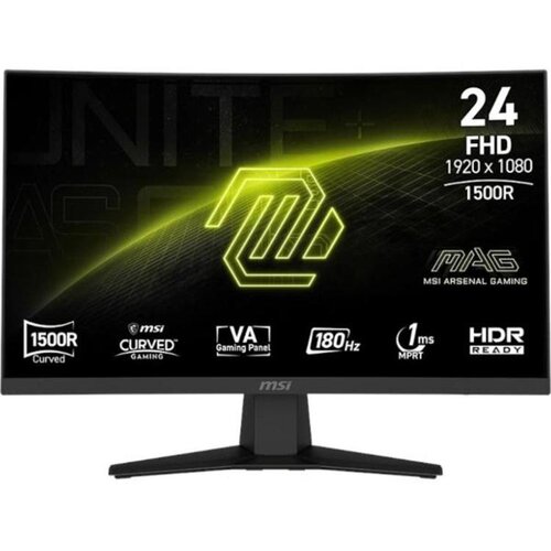 MSI Monitor MAG 244C / 23.6" / FHD / VA / 180Hz / 1ms (MPRT) / ukrivljen / 60,9 cm / 1920x1080 / črn Cene