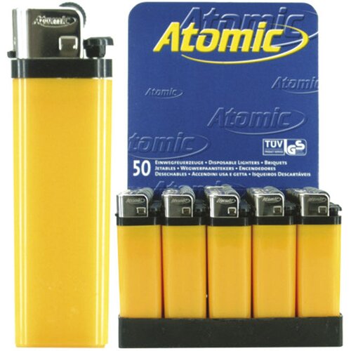  UPALJAČ JEDNOKRATNI SJAJNI ATOMIC REIBRAD TROBER 3937505 ŽUTI Slike