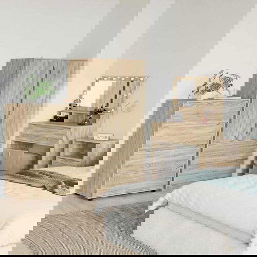 VidaXL Ormari za skladi&amp;scaron;tenje 2 pcs Sonoma hrast 80 x 48 x 105 cm Slike