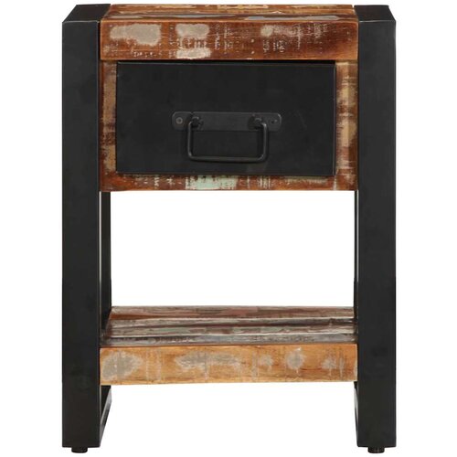 Maison Chic Nočna omarica - Nočna miza večbarvna 35x34x45 cm trden predelan les, (21688992) Cene