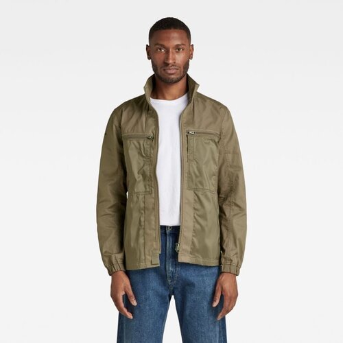 G-star Jacket - Fabric mix overshirt green Slike
