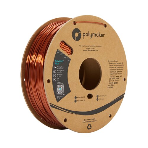 Polymaker PolyLite Silk PLA Bronze Slike