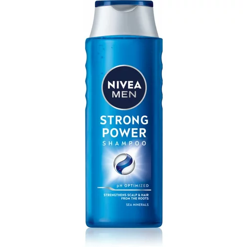 Nivea men strong power okrepitveni šampon z morskimi minerali 400 ml za moške