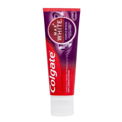 Colgate Pasta Max white Purple reveal 75ml Slike