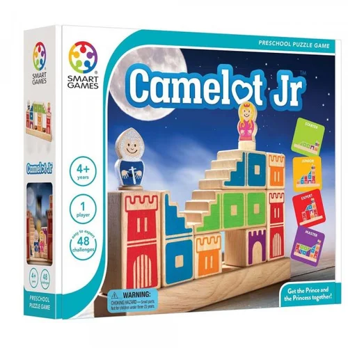 Smartgames Camelot Junior - miselna igra z navodili v madžarščini