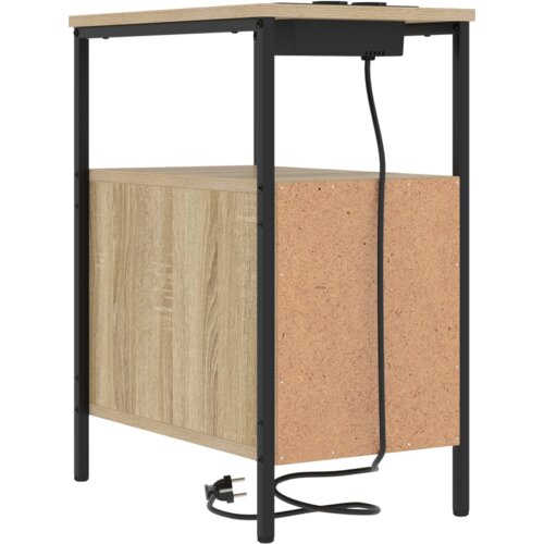 vidaXL Nočne omarice s predalom 2 pcs sonoma hrast 30 x 48 x 61 cm Cene