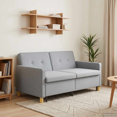  Krevet-sofa na razvlačenje Svijetlo zelena Tkanina Cene