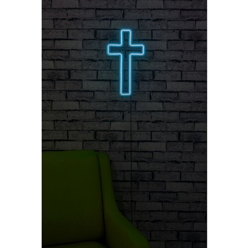 Wallity Zidna LED dekoracija Cross Sign, 375 cm, IP67, 12V, Plava Cene