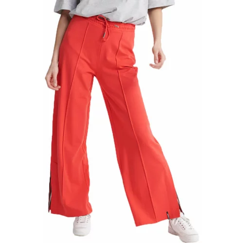 Superdry EDIT WIDE LEG JOGGER Ženske hlače, crvena, veličina