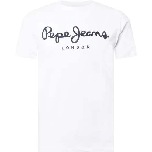 Pepe Jeans Majica tamno plava / bijela
