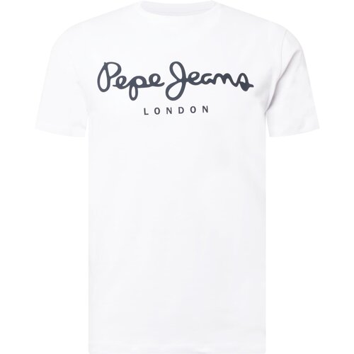 Pepe Jeans Majica tamno plava / bijela Slike