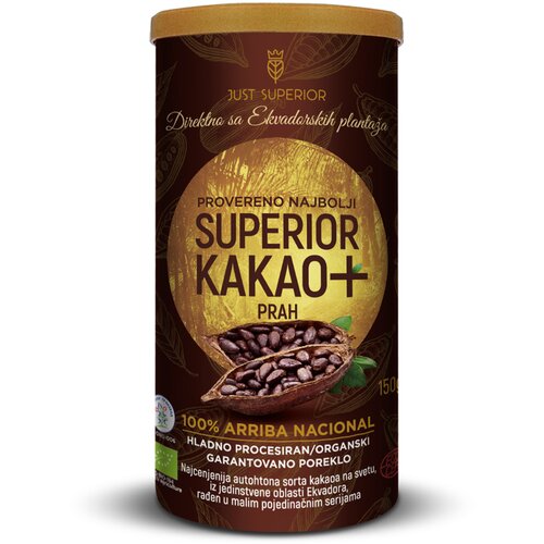 Just Superior Kakao prah Arriba Nacional 150g Slike