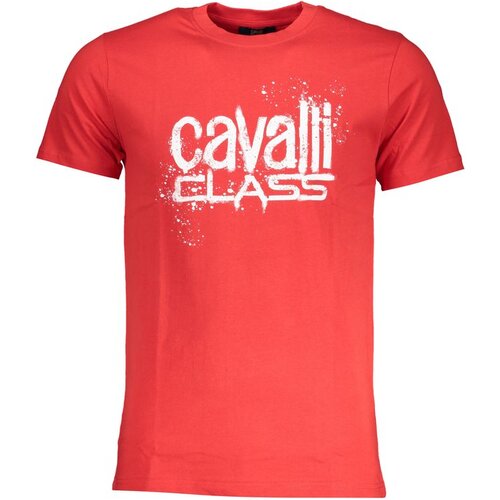 Cavalli Class Mu&amp;scaron;ka Majica Kratkih Rukava Crvena Slike
