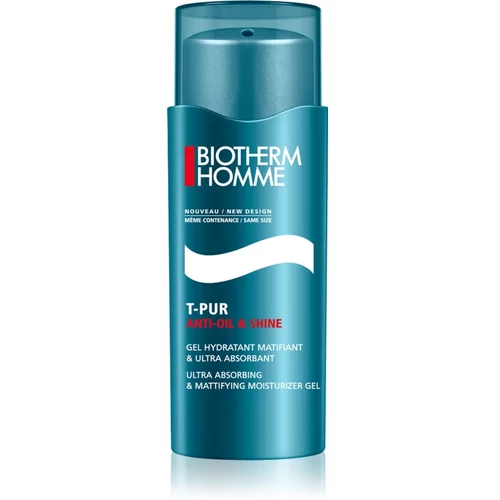 Biotherm Homme T-Pur Anti-oil & Shine matirajoči gel z vlažilnim učinkom 50 ml
