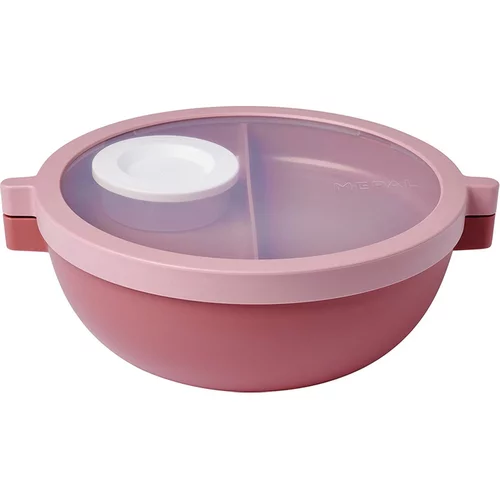 Mepal posoda za malico Vita Bento 1,5L, roza, okrogla