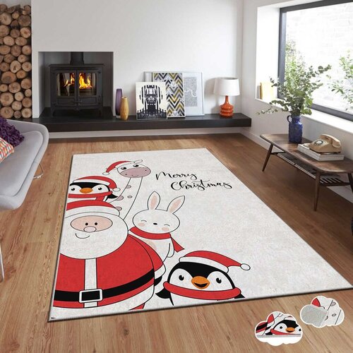 Conceptum Hypnose tepih s novogodi&scaron;njim motivima Asr-Crpt-79, Pravougaoni, 80 x 140 cm, &Scaron;areni Cijene
