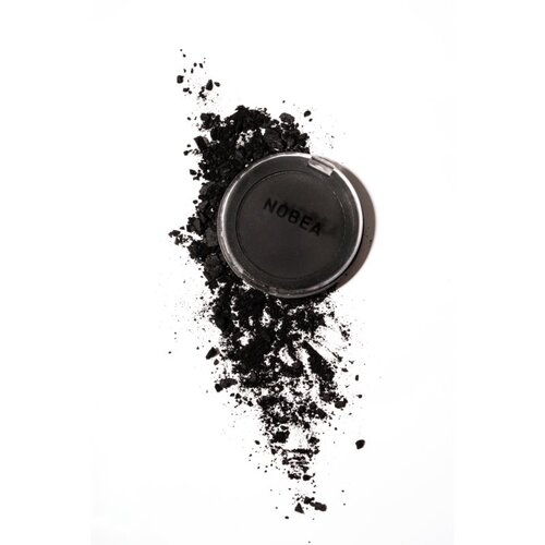 NOBEA Day-to-Day Mono Eyeshadow sjenilo za oči sa &amp;scaron;ljokicama nijansa Black chant 3,5 g Slike