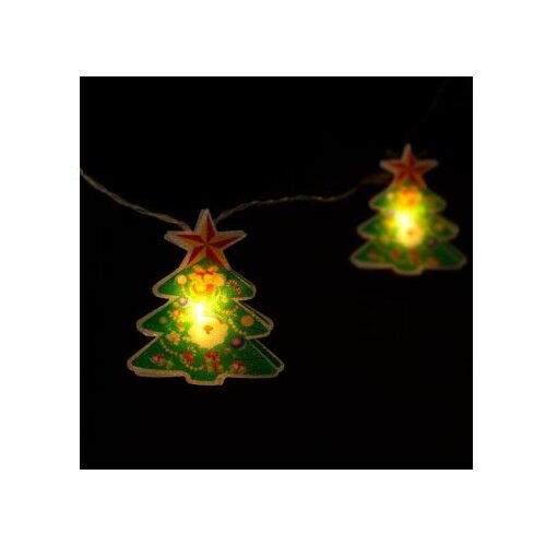  LED lanac 10xLED/2xAA 1,35 m topla bela za jelku Cene