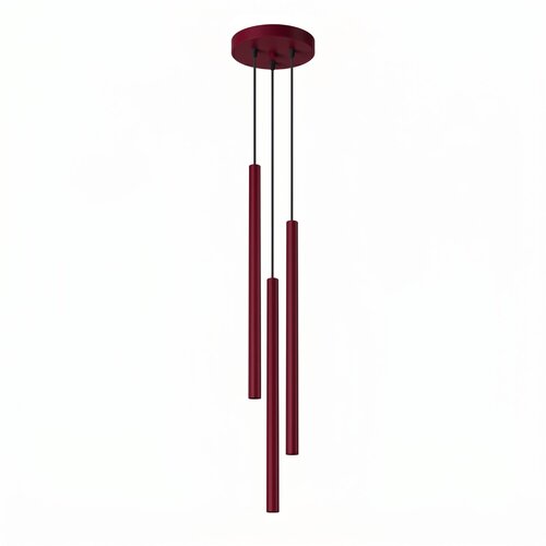 Sollux Lighting Viseča svetilka PASTELO 3P bordo, (5000283083) Cene