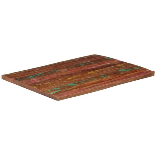  Stolna ploča 90x80x2 5 cm pravokutna masivno obnovljeno drvo Slike