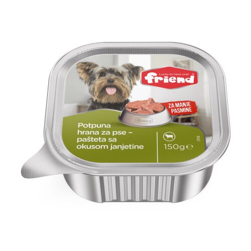 Friend Pa&scaron;teta za pse sa okusom janjetine 150g Cijene