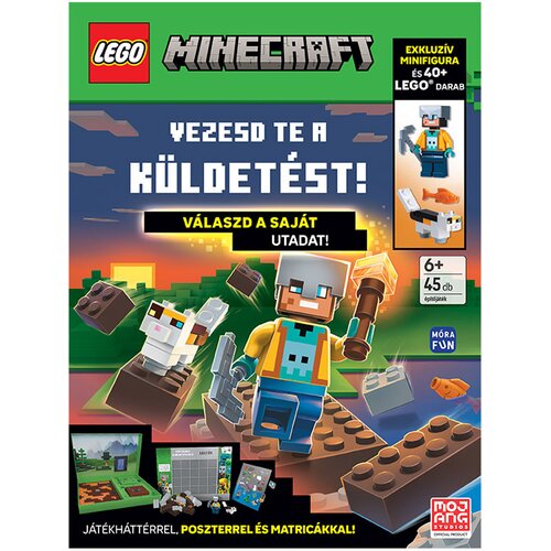 M&amp;oacute;ra M&amp;oacute;ra: LEGO Minecraft &amp;ndash; Ti vodi&amp;scaron; misijo! delovni zvezek Slike