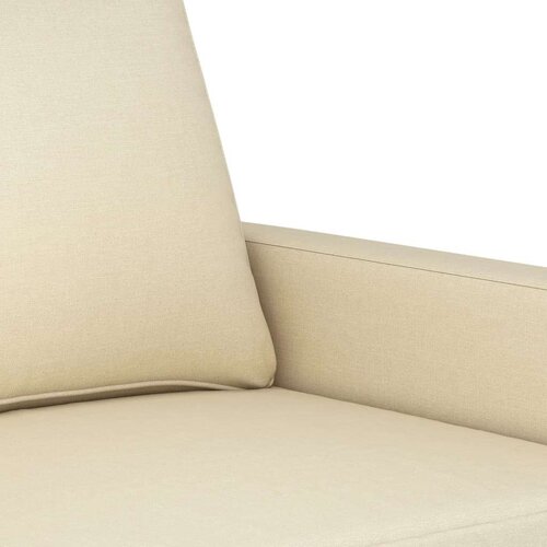  4-dijelni set sofa s jastucima krem od tkanine Slike