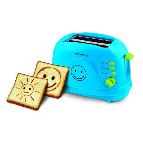 Esperanza (EKT003B) Smile toaster, modra Cene