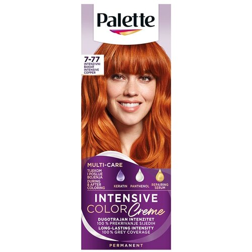 PALETTE ICC Palette Intensive Color Creme trajna boja za kosu nijansa 7-77 Intensive Copper 1 kom Cijene