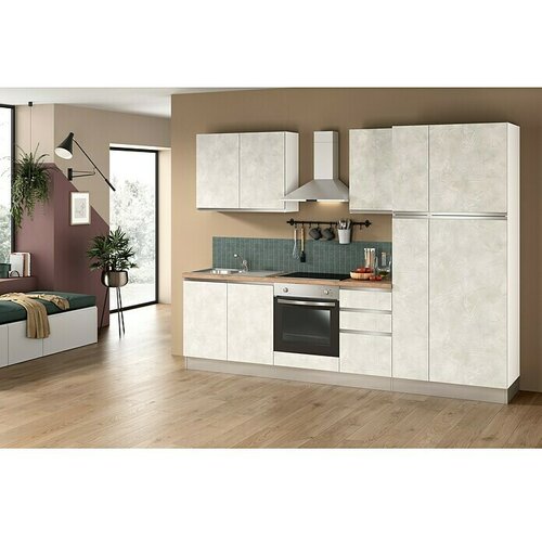 Marinelli Cucine Montažna kuhinja Marina (&amp;Scaron;irina: 285 cm, S električnim uređajima) Slike