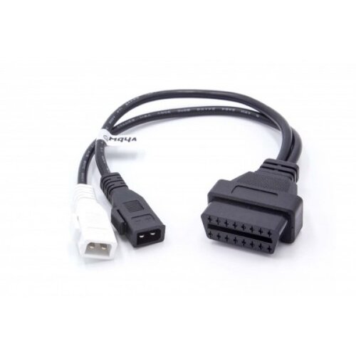 VHBW Adapter iz Audi / VW / Seat / &amp;Scaron;koda 2x2-pin na OBD2 Slike