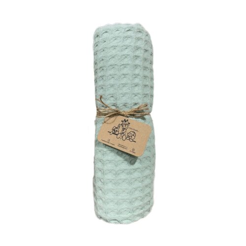 Tri Drugara Waffle prekrivač za bebe, Mint Slike