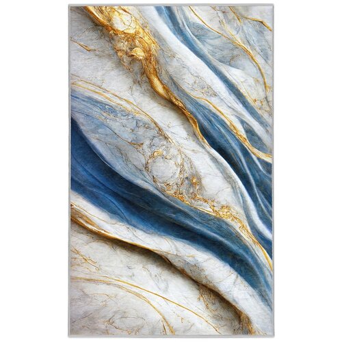 Mila Home modra pralna preproga 80x150 cm golden spill &amp;ndash; Slike