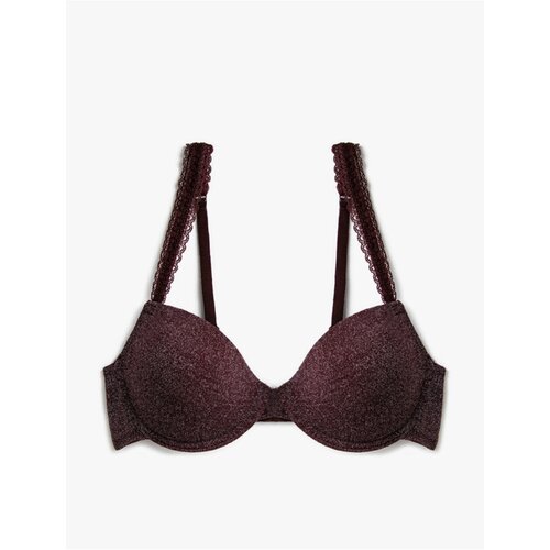 Koton Lace Strap Glittery Push Up Bra Slike