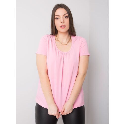 BASIC Feel Good T-shirt-RV-TS-6320.85P-pink Slike