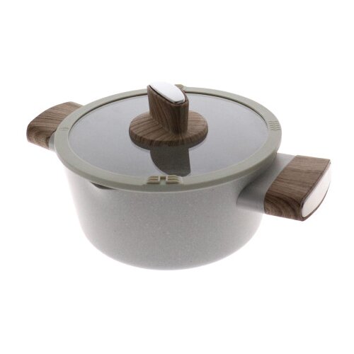 BAKERS SECRET &Scaron;erpa aluminijska sa staklenim poklopcem 24cm krem BS11436 Cijene