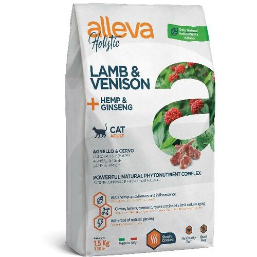 Diusapet alleva hrana za mačke holistic adult - jagnjetina i divljač 1.5g Slike