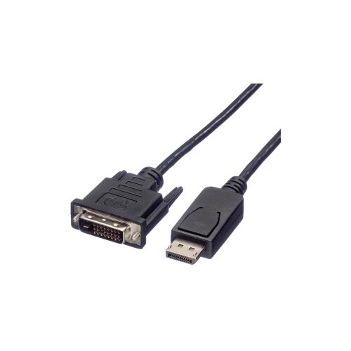 Roline DisplayPort / DVI adapterski kabel DisplayPort vtič\, DVI-D 24+1-polni vtič 1.50 m črna 11.04.5619 za&scaron;čiten DisplayPort kabel, (20418738) Cene
