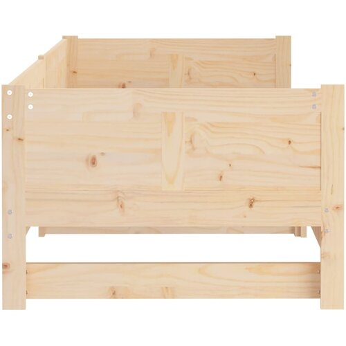  Dnevni krevet na izvlačenje masivna borovina 2x(80x200) cm Slike