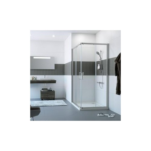 Huppe Classics 2 Chrome tuš kabina 90x90 četvrtasta visine 2000mm sa providnim Anti-Plaque staklom C20107.069.322 Cene