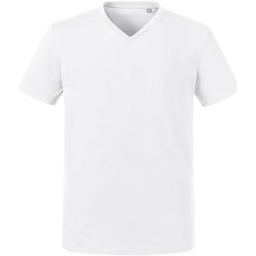 RUSSELL Men's Pure Organic V-Neck T-Shirt