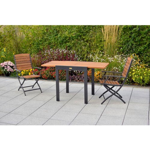 Gardenson set za balkon santorini, 3-Delno, aluminij, masivno Slike