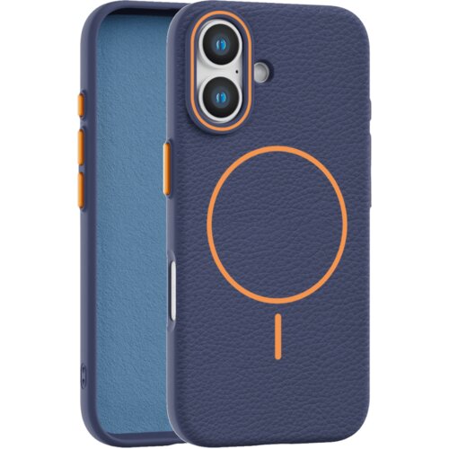 Apple Leather Grip MagSafe maska za iPhone 16 - Ljubičasta Cene