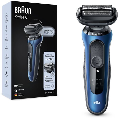 Braun Series 6 61-B1000s Foil shaver Black, Blue Cijene