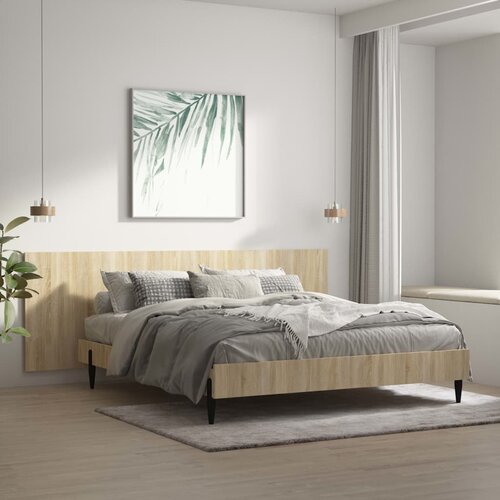 vidaXL Posteljno vzglavje sonoma hrast 240x1,5x80 cm konstruiran les Cene