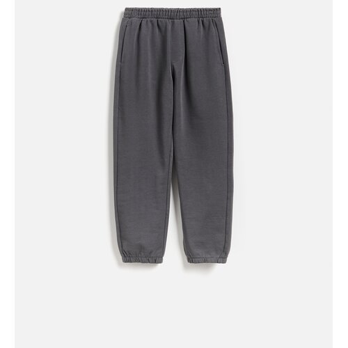 Reserved Pamučne jogger hlače - tamnosivo Cijene