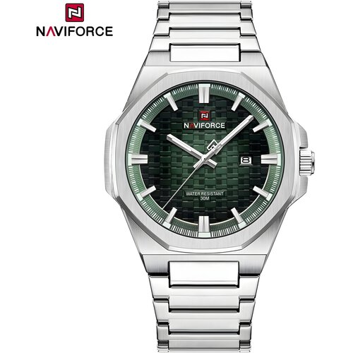 Naviforce Ura ST-38656 - Srebrna / Zelena Cene