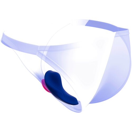 SMILE RC Gaćice - vibrator na daljinsko upravljanje (plava) Slike