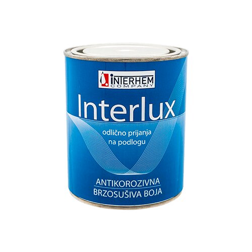 Interhem interlux antikorozivna brzosusiva boja 0.9kg siva/crvena/crna Slike